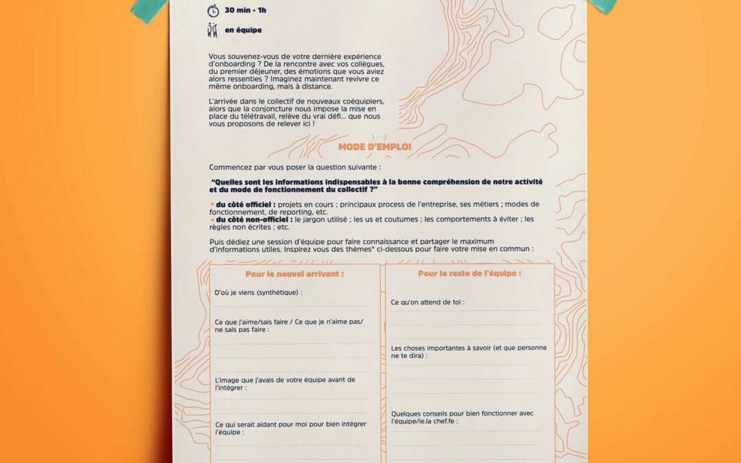 Accueil d&rsquo;un nouvel arrivant