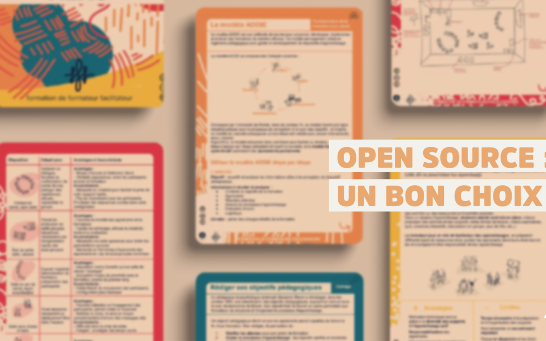 article choix open source méthodes facilitation et pédagogie