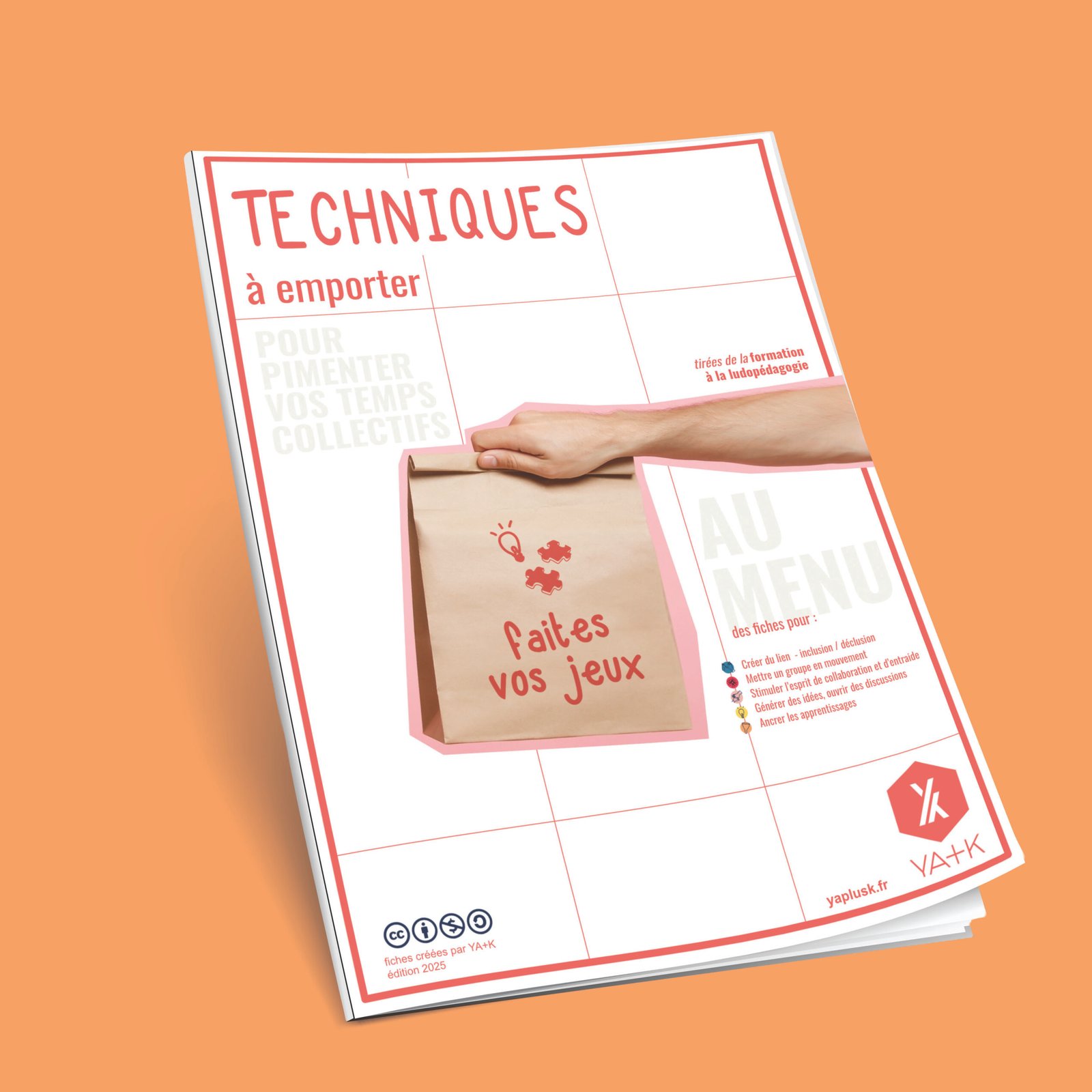 magazine mockup vector techniques ludopédagogie